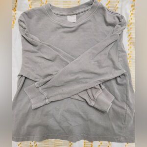 Gray Long Sleeve Shirt